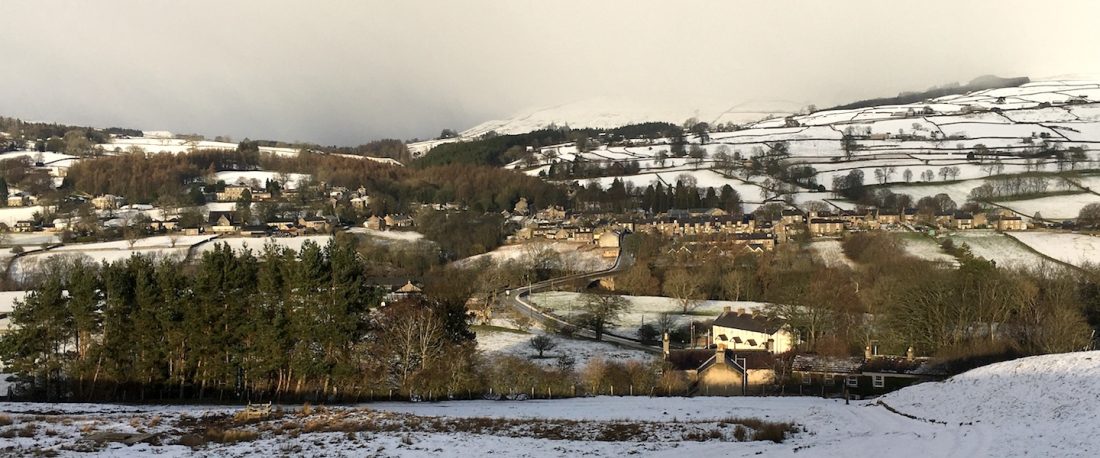 Middleton-in-Teesdale in the snow